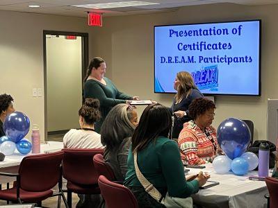 Educator receives DREAM certification